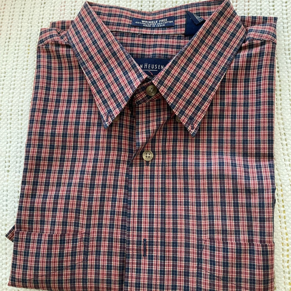 Polyester/Cotton sports shirt.